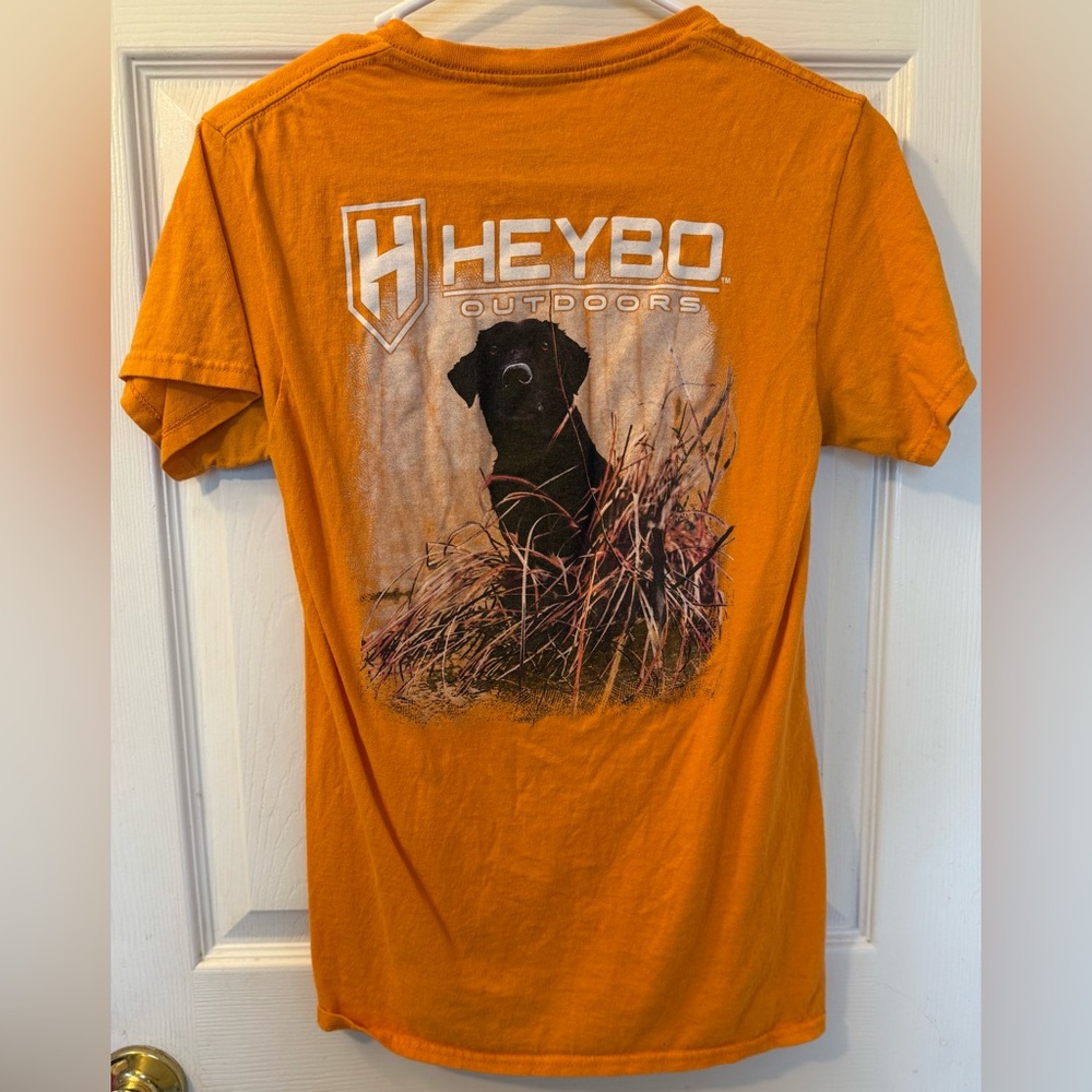 Heybo Outdoors Orange Graphic Tee